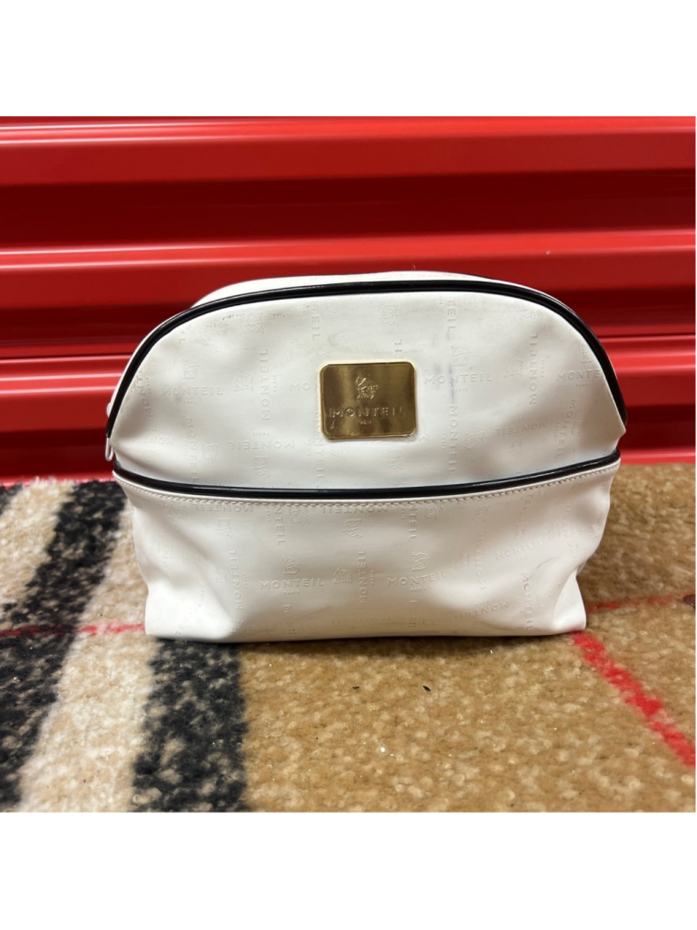 Women's Monteil Cosmetic Bag One Size White Black